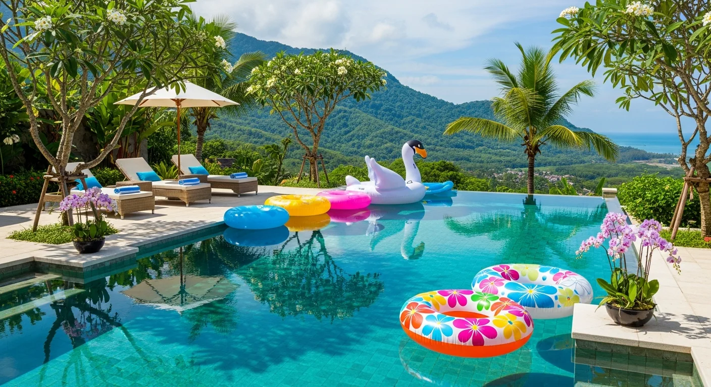 Villa infinity pool